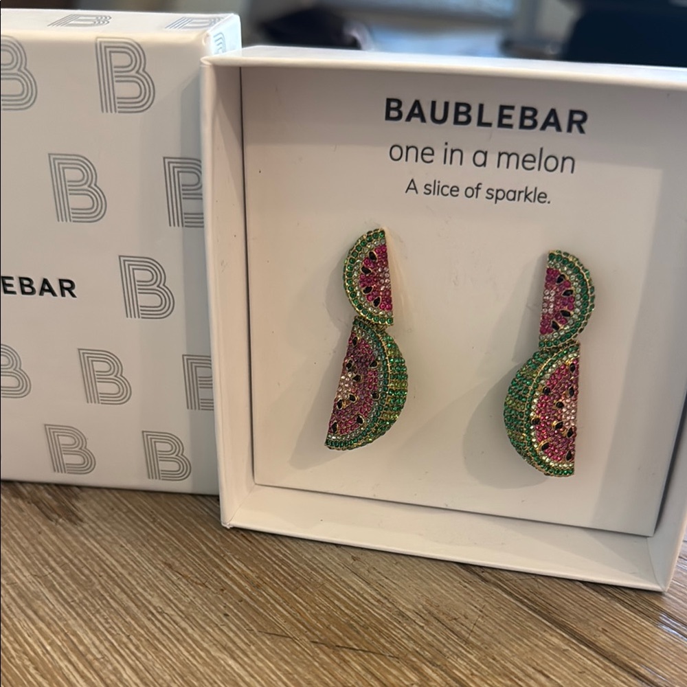 BaubleBar Vibrant Fruit Slice Earrings